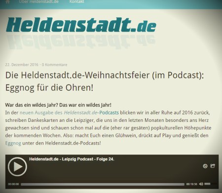 Pocast Dezember 2016